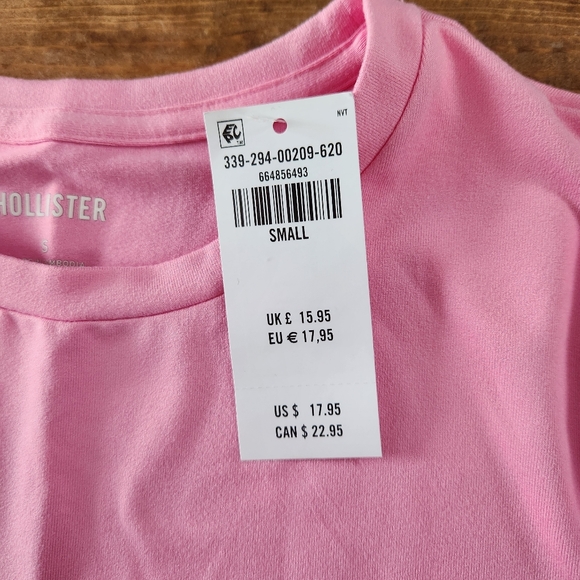 NWT Hollister Seamless Fabric Crew Baby Tees – Size Small - Picture 3 of 10